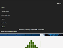Tablet Screenshot of hartlandcleaning.com